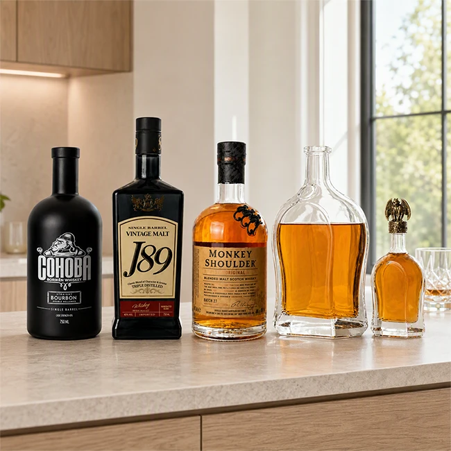 Whisky und Whiskyflaschen